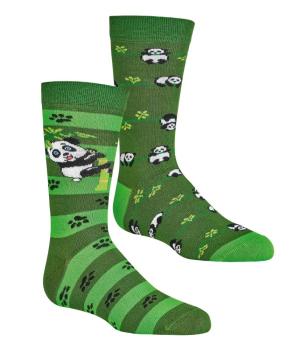 6 Paar TippTexx 24 Bambus Kinder Socken Panda